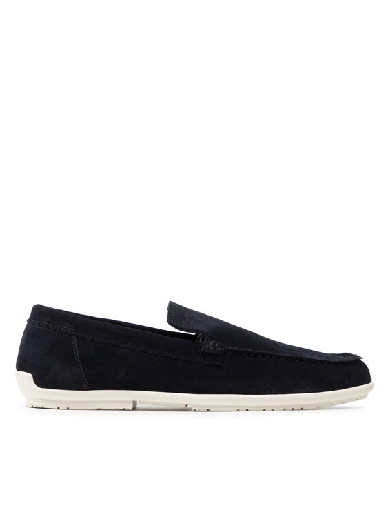 Calvin Klein Calvin Klein Mokaszin Driving Shoe Sue HM0HM00433 Sötétkék