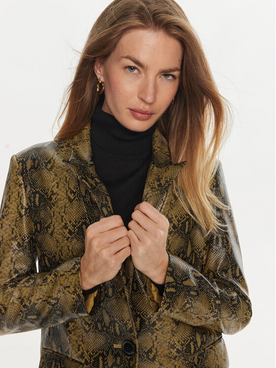 Sisley Sisley Marynarka 2S6VLW029 Brązowy Regular Fit