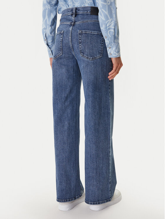 DKNY DKNY Jeansy DJ5M4076 Modrá Wide Leg