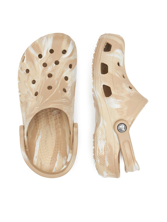 Crocs Crocs Шльопанці BAYA MARBLED CLOG 206935-2ZM Бежевий
