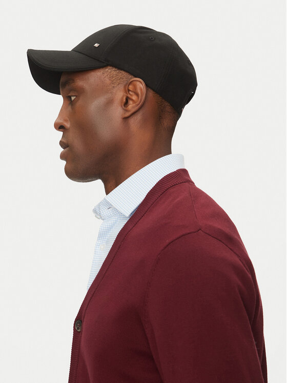 Tommy Hilfiger Tommy Hilfiger Cap Corp Flannel AM0AM13164 Schwarz