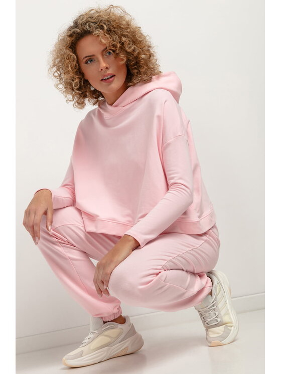 Tessita Tessita Bluza T380 Różowy Loose Fit