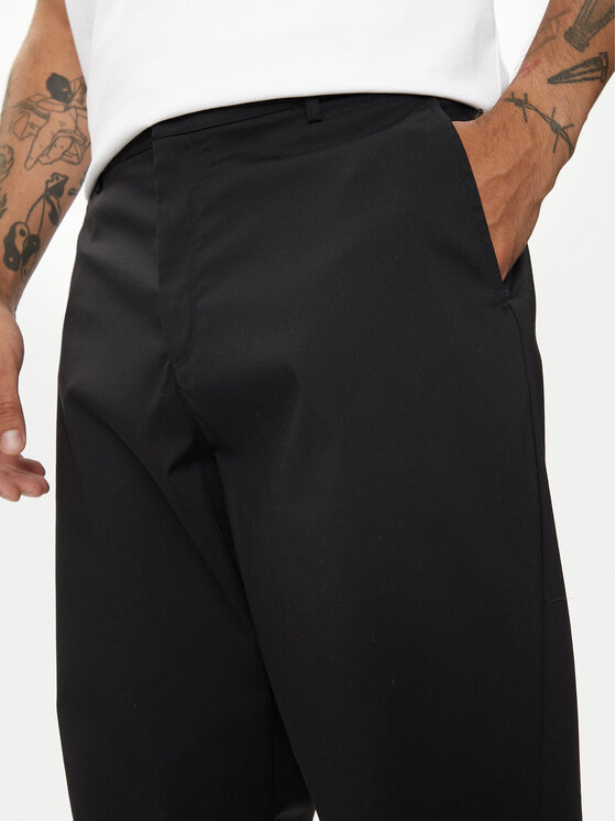 New Balance New Balance Παντελόνι υφασμάτινο Athletics Standard MP43554BK Μαύρο Regular Fit