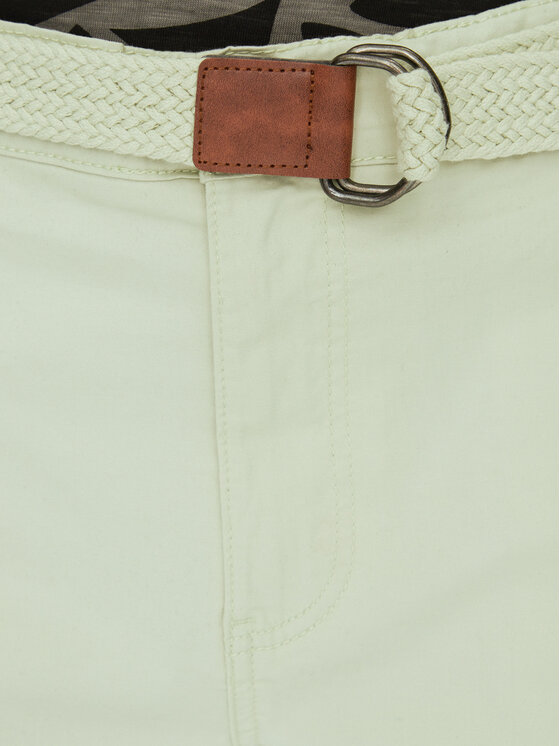 INDICODE INDICODE Šortky z materiálu Inconor 70-060 Zelená Regular Fit