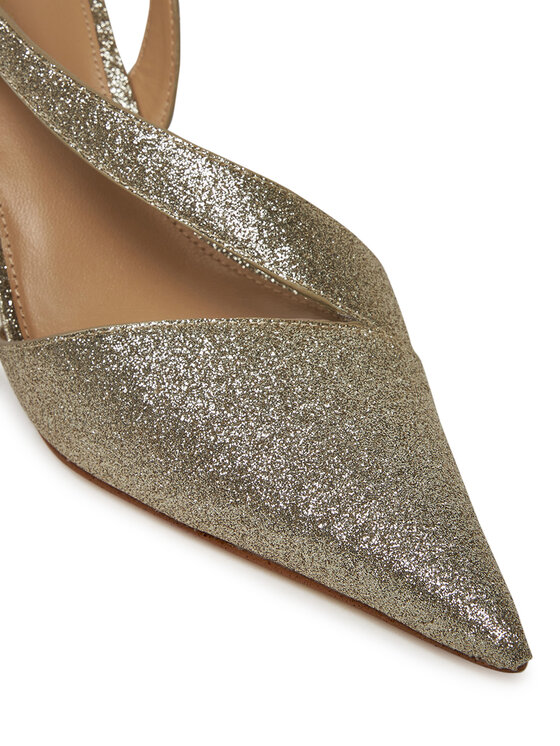 MICHAEL Michael Kors MICHAEL Michael Kors Pantofi cu toc subțire Jaida 40S5JDMP1M Auriu