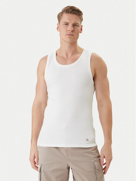 Calvin Klein Jeans Calvin Klein Jeans Smanicato LV04RF272G Bianco Regular Fit