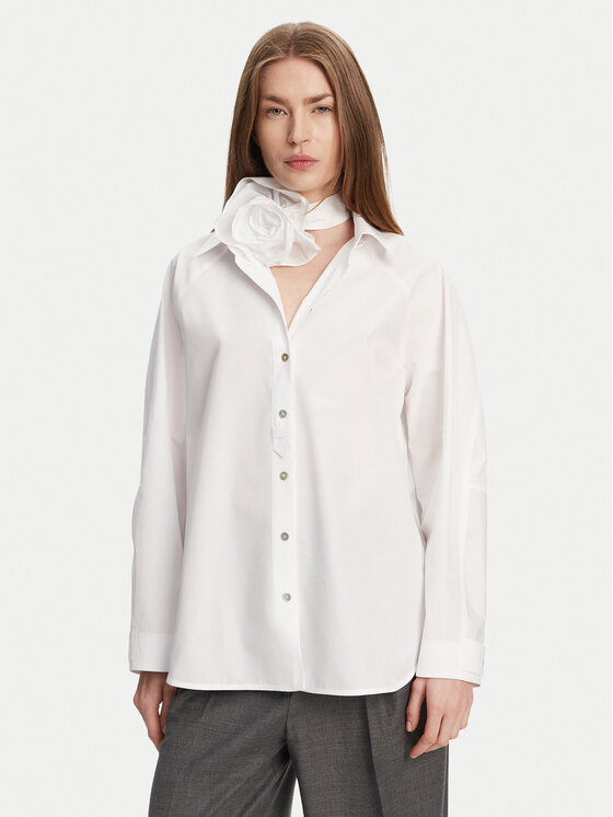 Marella Marella Ing Von 2513111014 Fehér Relaxed Fit