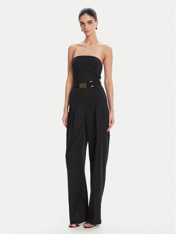 Elisabetta Franchi Elisabetta Franchi Kezeslábas TU05152E2 110 Fekete Regular Fit