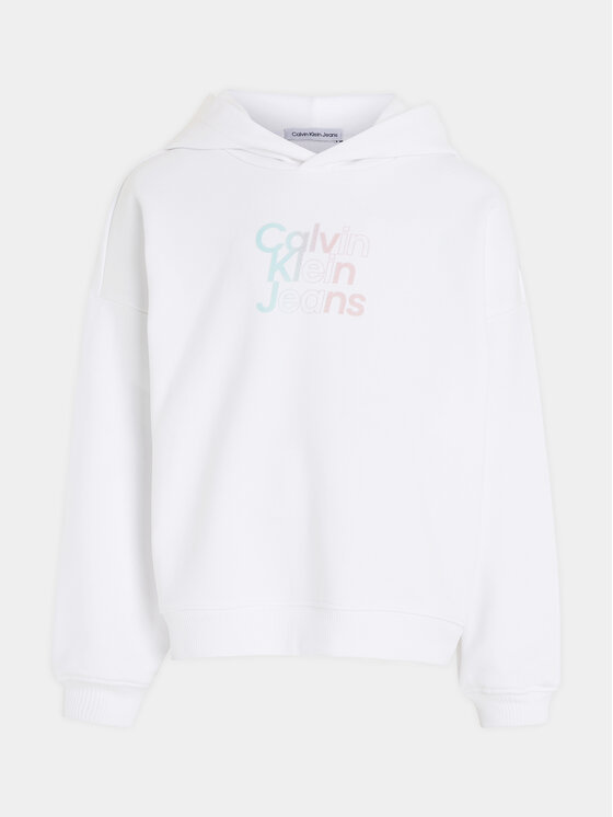 Calvin Klein Jeans Calvin Klein Jeans Μπλούζα Gradient IG0IG02422 D Λευκό Relaxed Fit