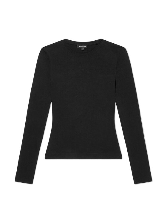 La Mania La Mania Longsleeve MILO 2 Nero Classic Fit