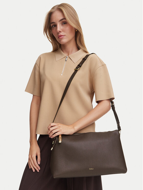 Furla Furla Torebka Debby M WB02006 BX3353 CN 2460S Brązowy ciemny