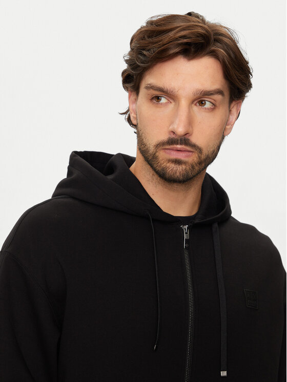 Armani Exchange Armani Exchange Majica dugih rukava 6DZMHD ZJNPZ 1200 Crna Regular Fit
