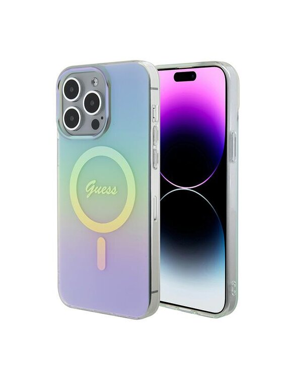 Etui na telefon Guess, Niebieskie, iPhone 15 Pro Max