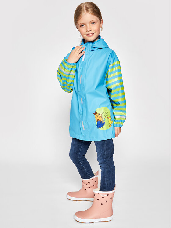 Playshoes Playshoes Dežna jakna 408506 D Svetlo modra Regular Fit
