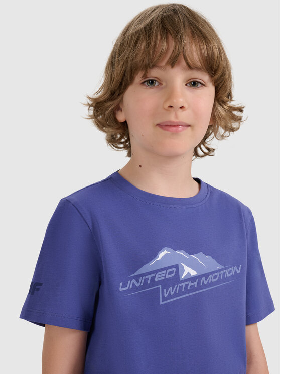 4F 4F T-Shirt APRES SKI Granatowy Regular Fit