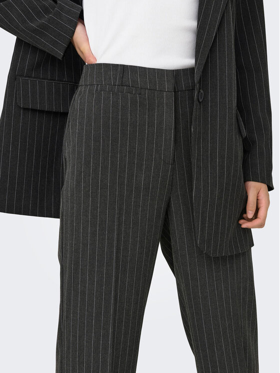 ONLY ONLY Hlače 15304267 Siva Straight Fit