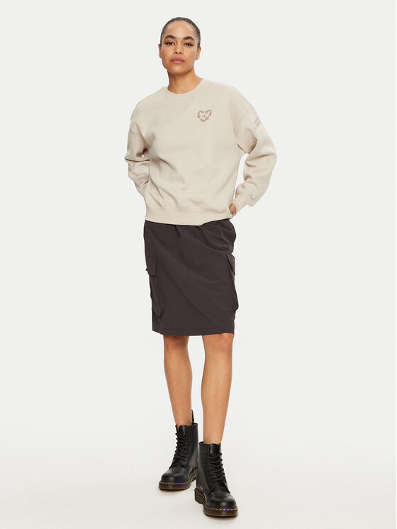 Champion Champion Midi sijonas 117596 Pilka Regular Fit