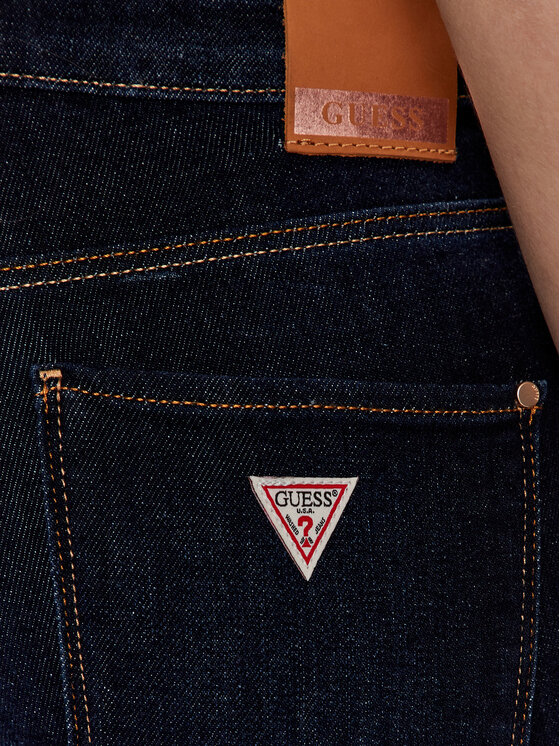 Guess Guess Džinsi W3YA15 D4U54 Tumši zils Regular Fit