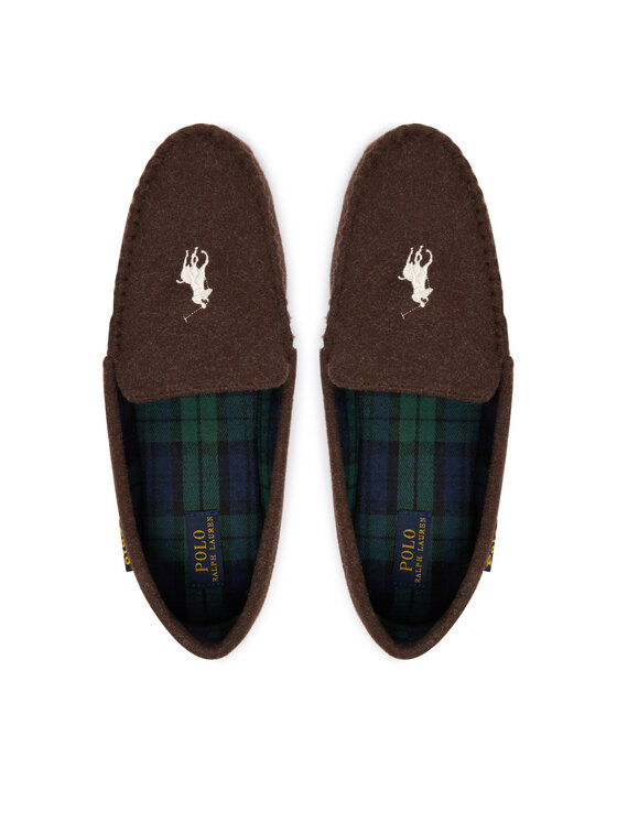 Polo Ralph Lauren Polo Ralph Lauren Мокасини Brennan Wool Dress 843981601003 Кафяв