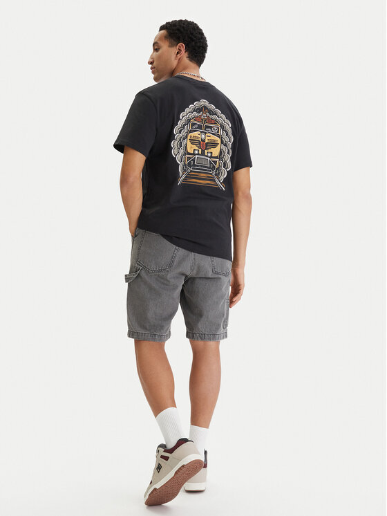 Element Element T-Shirt Timber Freight Train ELYZT00573 Černá Regular Fit
