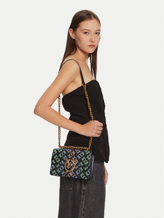 PINKO Pinko Дамска чанта Love One Mini Dc 100074 A1YD Z97Q Черен