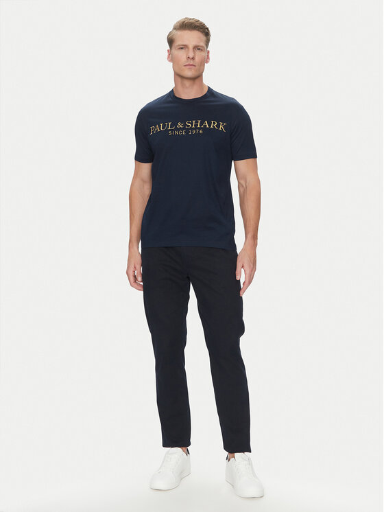 Paul&Shark Paul&Shark T-Shirt 24411020 Granatowy Regular Fit