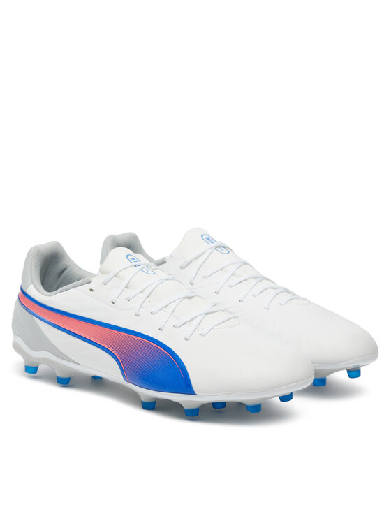 Puma Puma Ghete pentru fotbal King Match Fg/Ag 107863 Alb