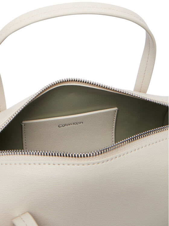 Calvin Klein Calvin Klein Geantă Foil Logo Small Duffle Bag LV04F3663G Crem