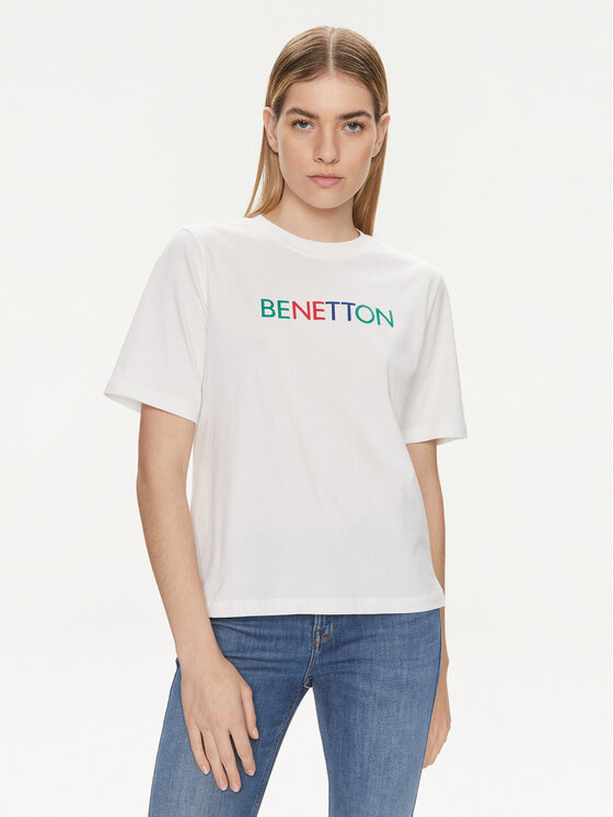 United Colors Of Benetton United Colors Of Benetton Тишърт 3BL0D1064 Цветен Regular Fit