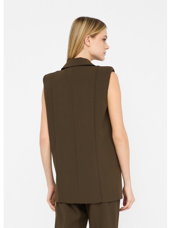 Liu Jo Liu Jo Gilet CF5048T2200X070A Verde Regular Fit