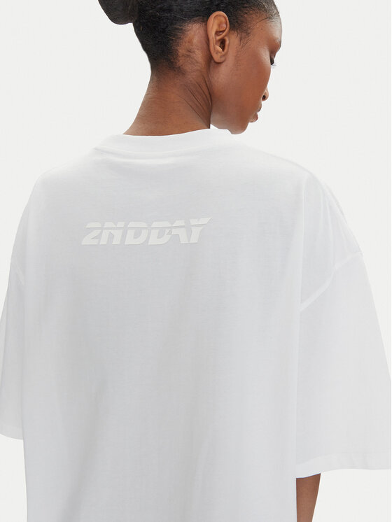 2NDDAY 2NDDAY T-shirt Arale 2252245310 Bianco Loose Fit