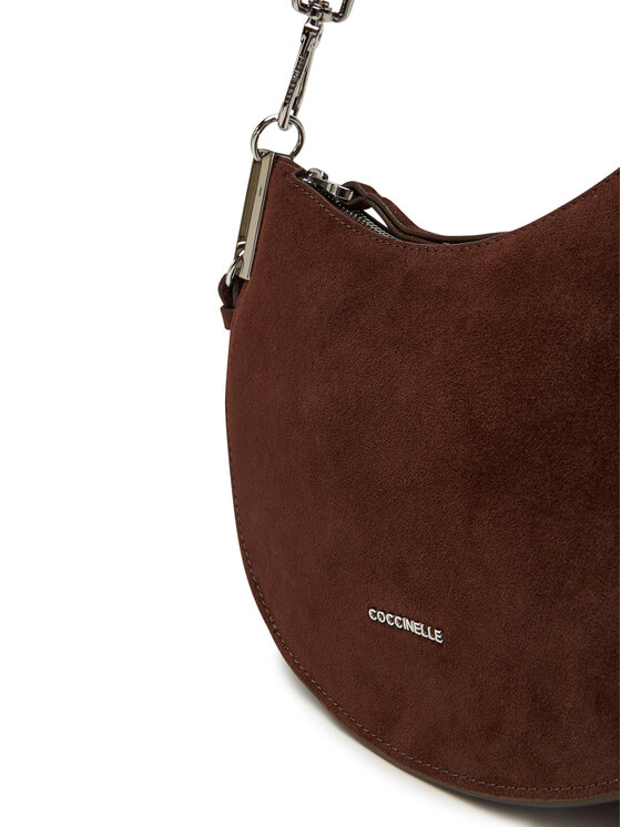 Coccinelle Coccinelle Ročna torba QKG Coccinellesunup Suede E1 QKG 13 03 Rjava