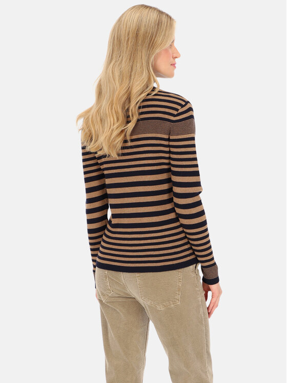 Red Button Red Button Sweter Roll Brązowy Regular Fit