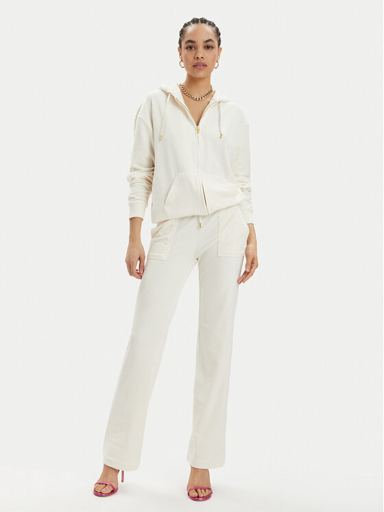 Juicy Couture Juicy Couture Світшот Halan JCWAS24342G Écru Oversize