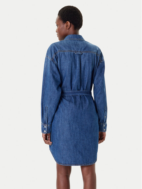 G-Star Raw G-Star Raw Džínsové šaty D26814-D252 Tmavomodrá Regular Fit