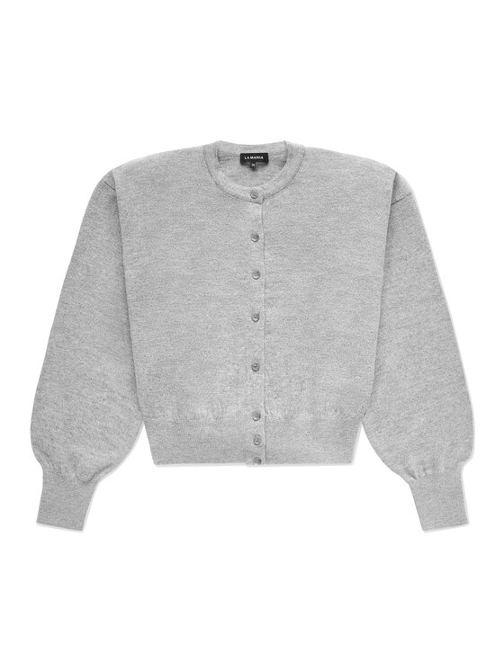 La Mania La Mania Kardigan BELLE Szary Classic Fit