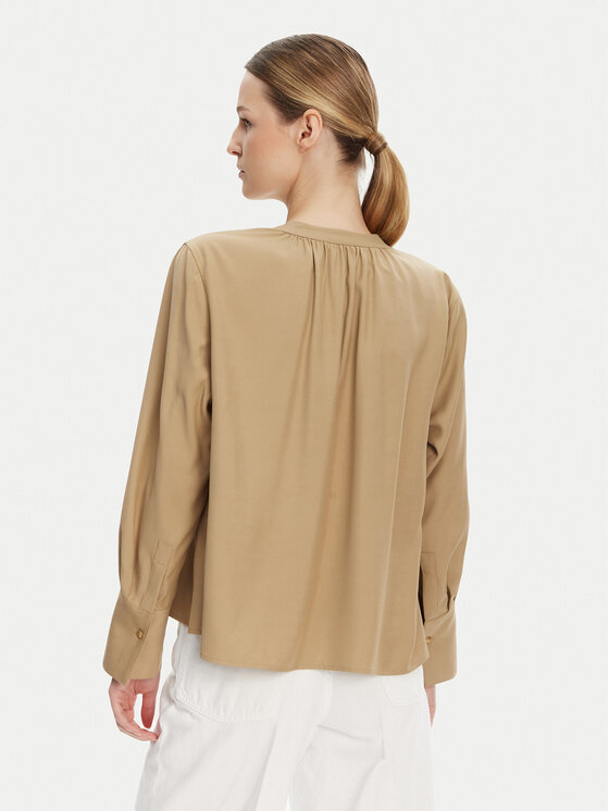 Tommy Hilfiger Tommy Hilfiger Blusa WW0WW44049 Beige Regular Fit