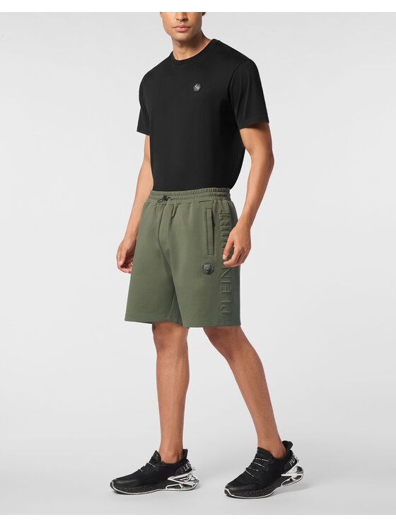 Plein Sport Plein Sport Pantaloncini 28289 Verde Jogger Fit