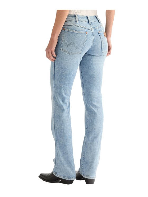 Wrangler Wrangler Jeansy 112378717 Niebieski Bootcut Fit