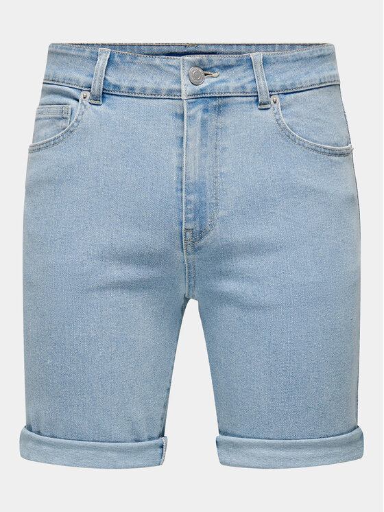 Only & Sons Only & Sons Džínsové šortky Ply 22029038 Modrá Regular Fit
