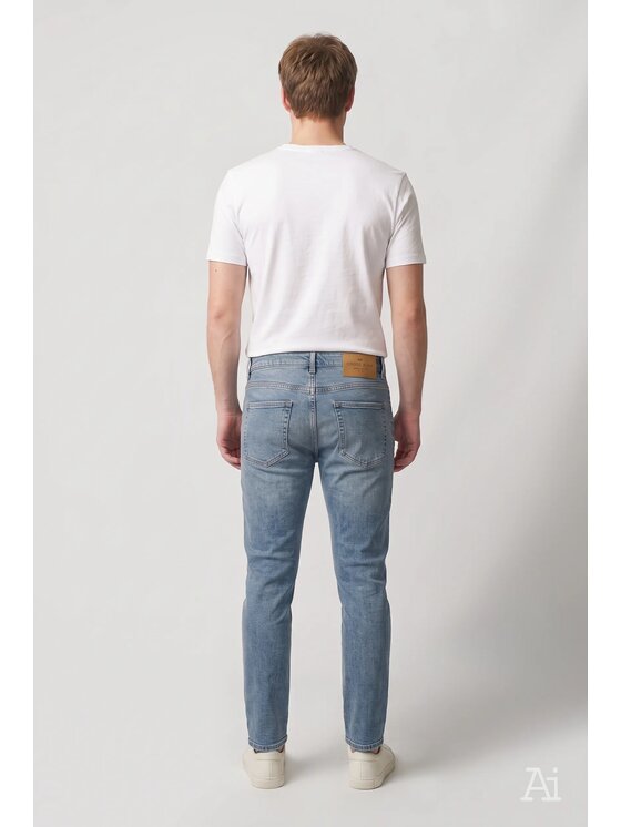 Cross Jeans Cross Jeans Jeansy F 194-775 Niebieski Straight Leg