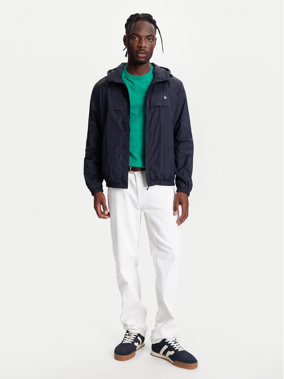 United Colors Of Benetton United Colors Of Benetton Μπουφάν μεταβατικό 2VDWUN06A Σκούρο μπλε Regular Fit