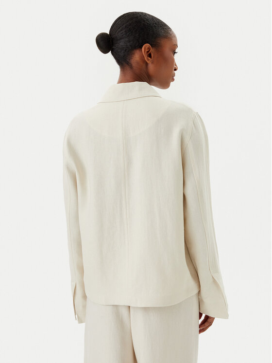 Marc O'Polo Marc O'Polo Hemd 503 0066 74035 Beige Regular Fit