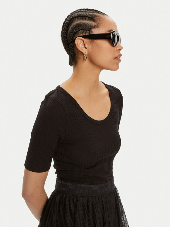 DKNY DKNY Haljina za svaki dan P4DDSXMP Crna Regular Fit