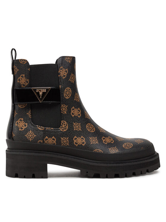 Guess Guess Botine Bensly FLFBEN FAL10 Negru