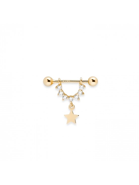 ANIA KRUK ANIA KRUK Piercing SRUKS0700Z Żółte złocenie