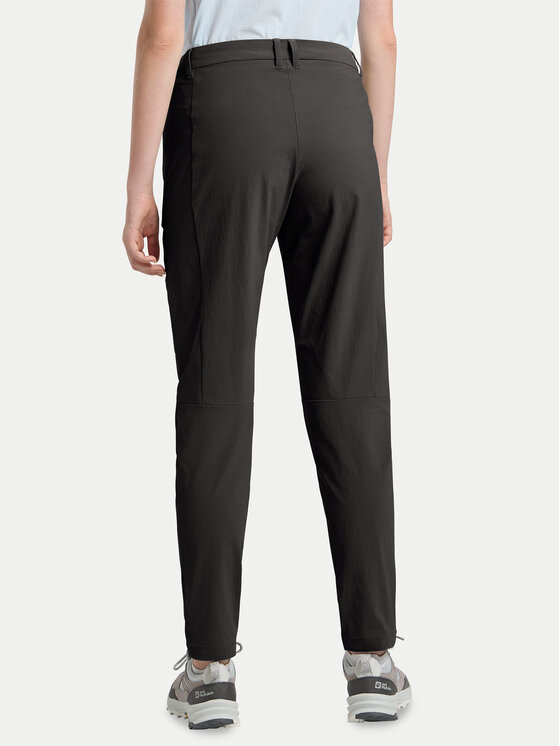 Jack Wolfskin Jack Wolfskin Pantaloni outdoor Hikeout A63927 Negru Regular Fit