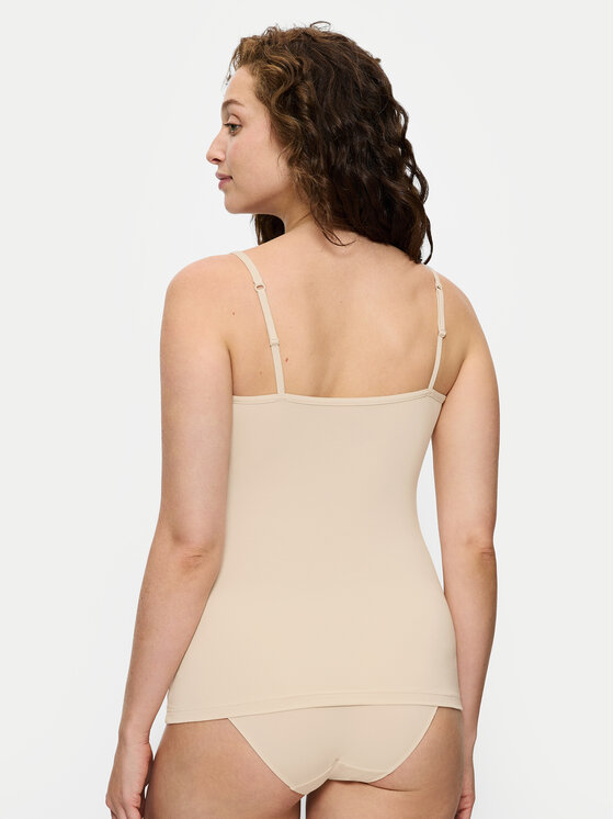 Triumph Triumph Marškinėliai Sense Of Modal 10224795 Écru Slim Fit