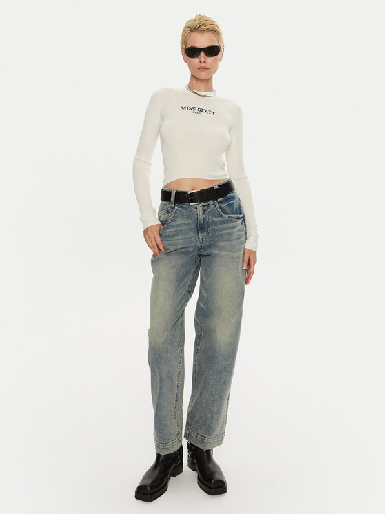 Miss Sixty Miss Sixty Jeansy 6L3JJ2760000 Modrá Boy Fit