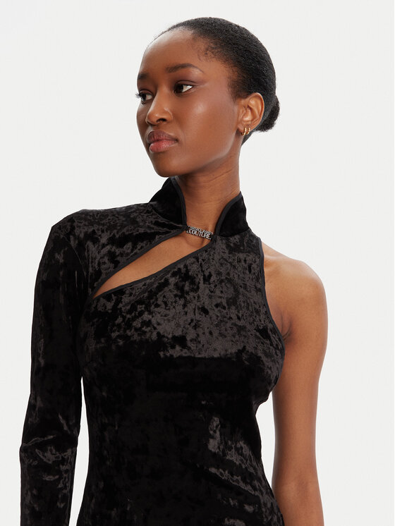 Versace Jeans Couture Versace Jeans Couture Abendkleid 79HAO910 J0193 Schwarz Slim Fit